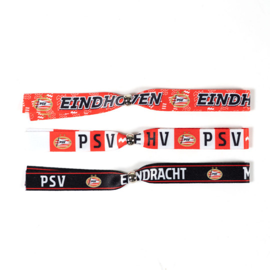 PSV Woven Armbandjes (set van 3)