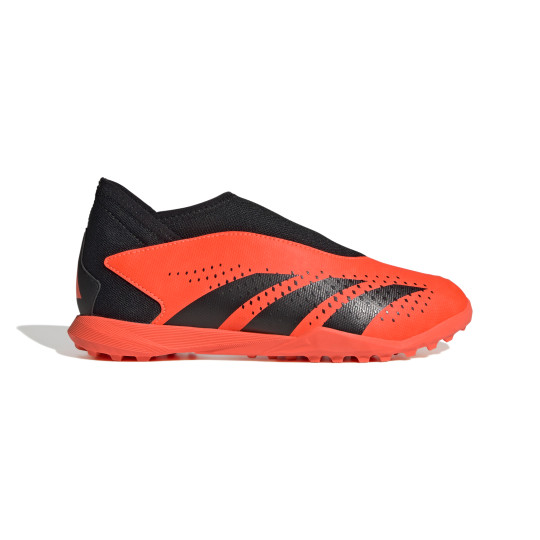 adidas Predator Accuracy.3 Veterloze Turf Voetbalschoenen (TF) Kids Oranje Zwart