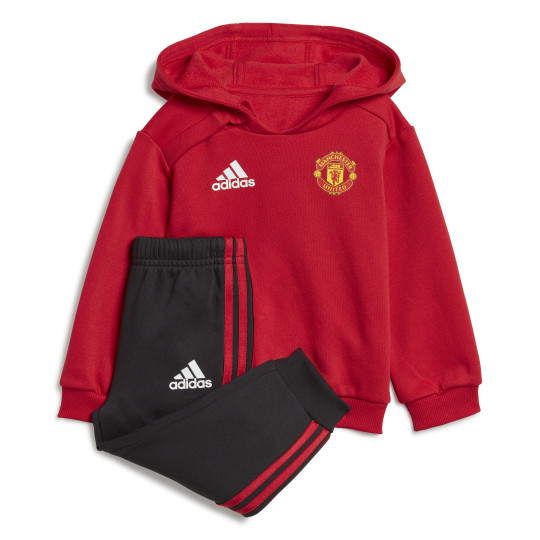 adidas Manchester United DNA Joggingpak 2023-2024 Baby / Peuters Rood Zwart