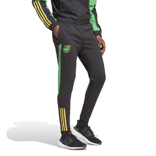 adidas Jamaica Trainingsbroek 2023-2024 Zwart Groen Geel