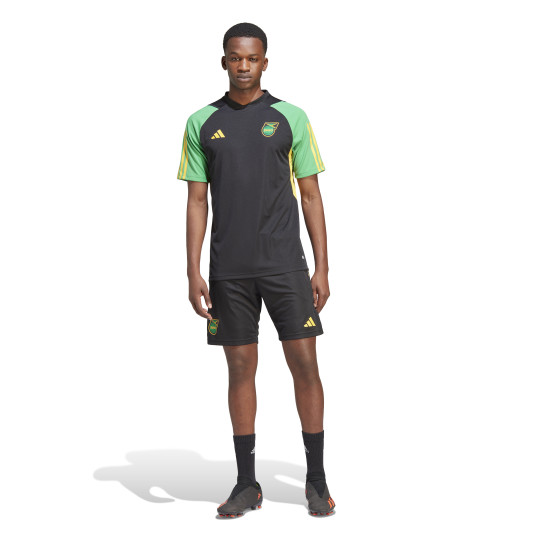 adidas Jamaica Trainingsset 2023-2024 Zwart Groen Geel