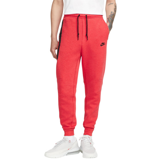 Nike Tech Fleece Sportswear Joggingbroek Rood Zwart