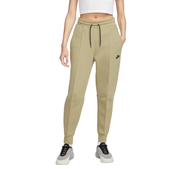 Nike Tech Fleece Sportswear Joggingbroek Dames Beige Zwart