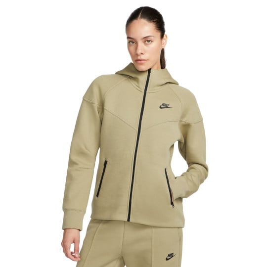 Nike Tech Fleece Vest Dames Olijfgroen Zwart 2023