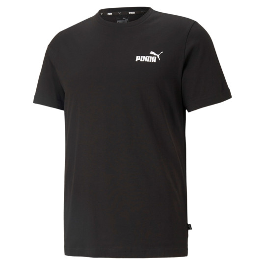 PUMA Essentials Small Logo T-Shirt Zwart Wit