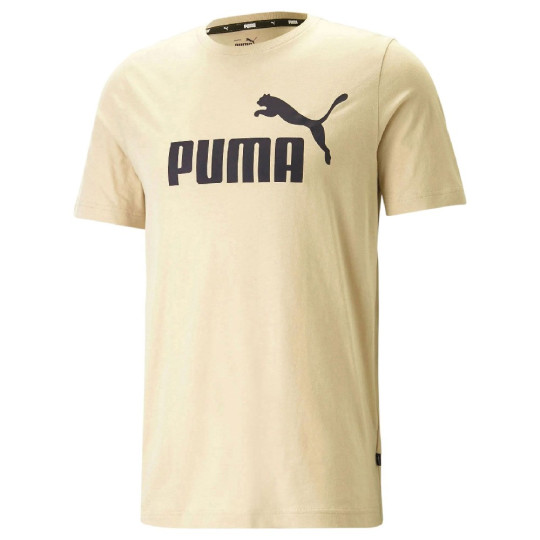 PUMA Essentials Logo T-Shirt Kids Beige Zwart