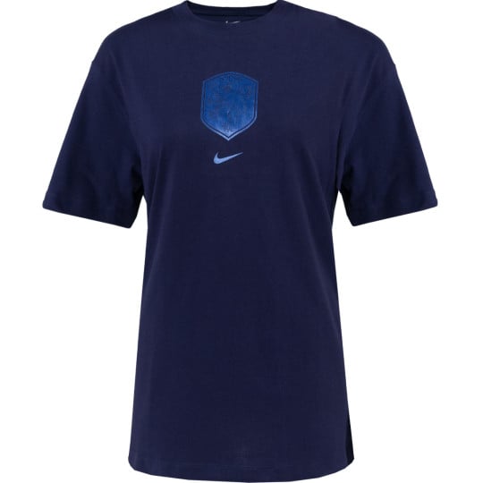 Nike Netherlands Crest T-Shirt 2023-2025 Women's Dark Blue