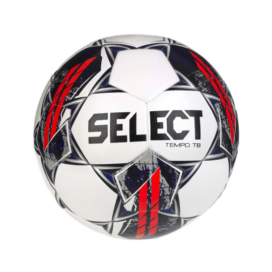 Select Tempo TB v23 Voetbal Maat 5 Wit Grijs Rood