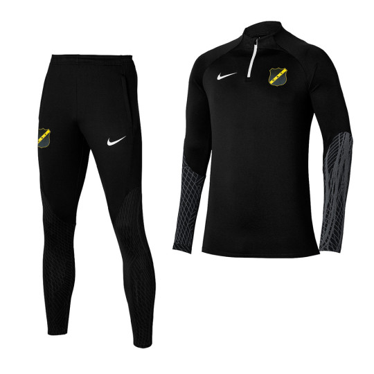 Nike NAC Breda Trainingspak 1/4-Zip 2023-2024 Kids Zwart Grijs Wit