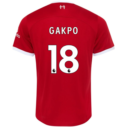 Nike Liverpool Gakpo 18 Thuisshirt 2023-2024 Kids