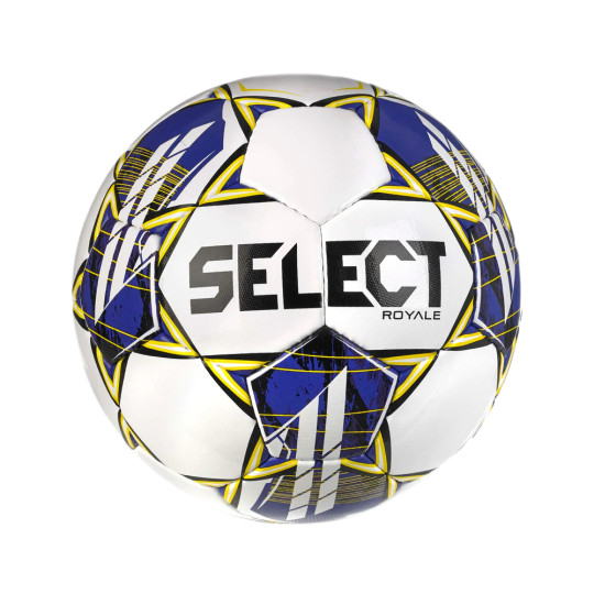 Select Royale V23 Voetbal Maat 5 Wit Paars Geel