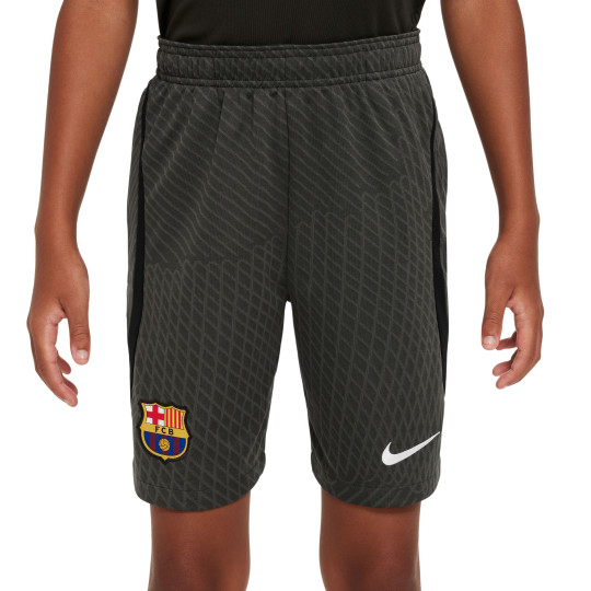 Nike FC Barcelona Strike Trainingsbroekje 2023-2024 Kids Donkergroen Zwart Wit