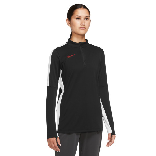 Nike Academy 23 Trainingstrui 1/4-Zip Dames Zwart Wit Felrood
