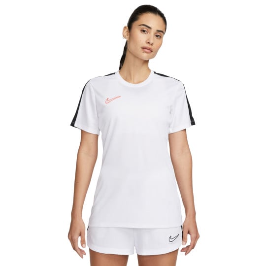 Nike Academy 23 Trainingsshirt Dames Wit Zwart Felrood