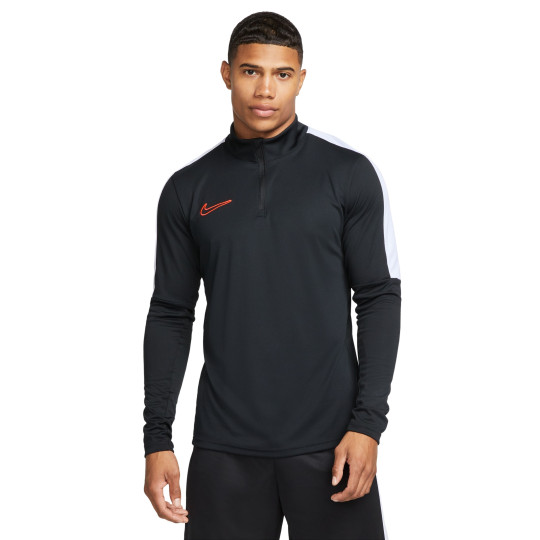 Nike Academy 23 Trainingstrui 1/4-Zip Zwart Wit Felrood