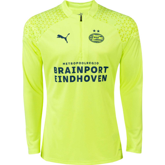 PSV Trainingssweater 2023-2024 Fast Yellow JR