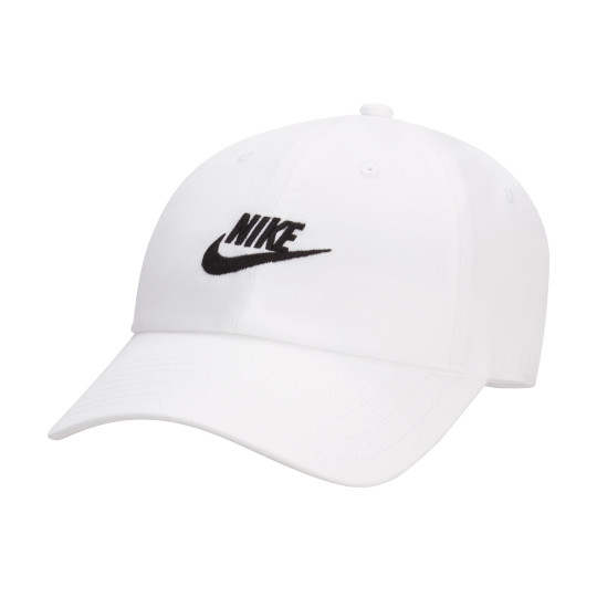 Nike Club Futura Cap Wit Zwart