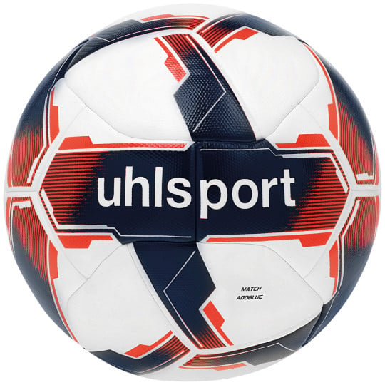 Uhlsport Match Addglue Voetbal Maat 5 Wit Blauw Rood