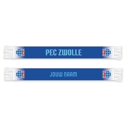 PEC Zwolle Sjaal Thuisshirt 23-24 Gepersonaliseerd