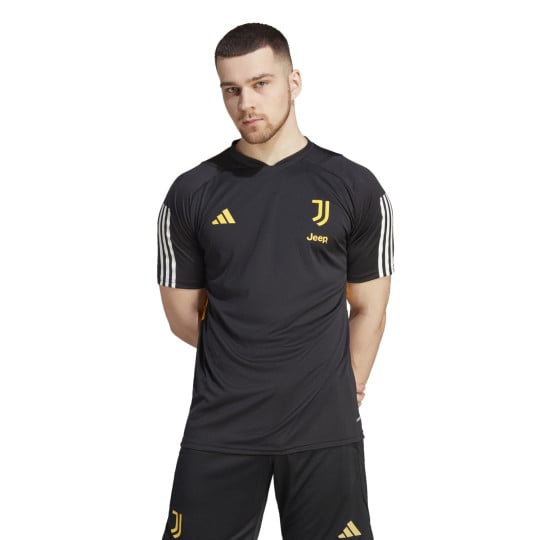 adidas Juventus Trainingsshirt 2023-2024 Zwart Geel Wit