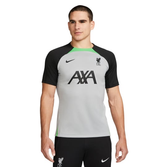 Nike Liverpool Strike Trainingsshirt 2023-2024 Grijs Zwart Groen
