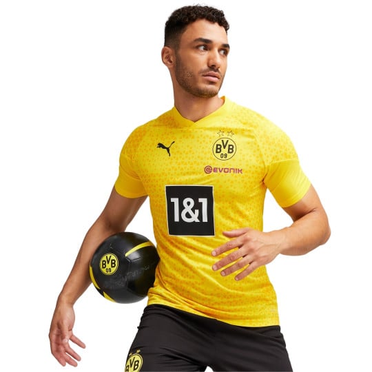PUMA Borussia Dortmund Trainingsshirt 2023-2024 Geel Zwart