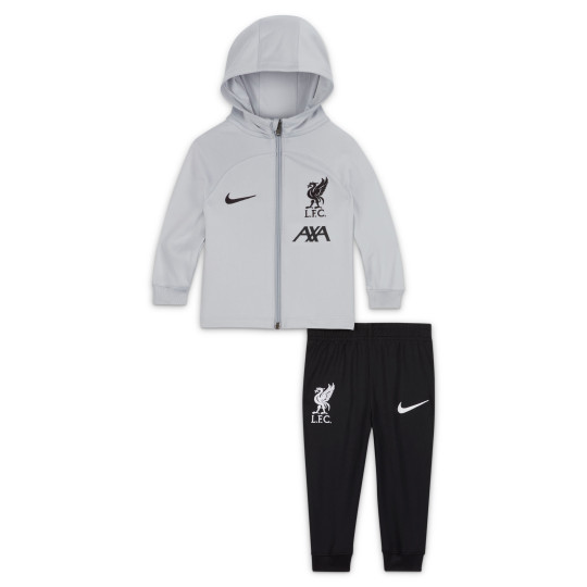 Nike Liverpool Strike Trainingspak Full-Zip Hooded 2023-2024 Baby Grijs Zwart Wit