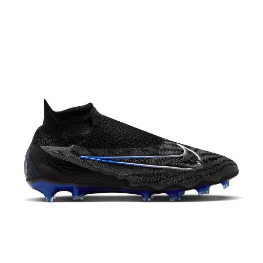 Nike Phantom GX Elite Dynamic Fit Grass Football Shoes (FG) Black Blue