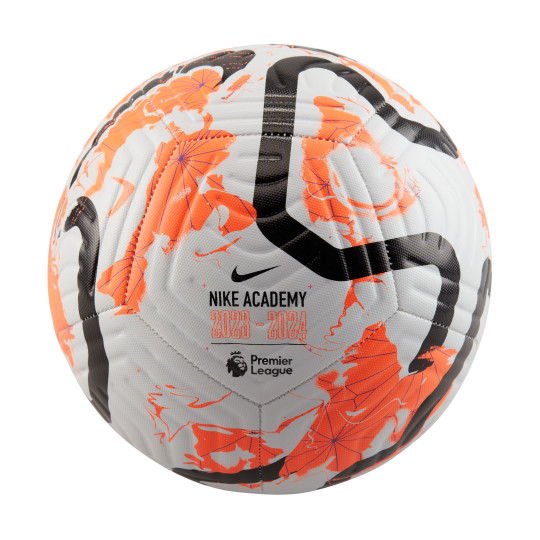Nike Premier League Academy Voetbal Maat 5 2023-2024 Wit Oranje Zwart