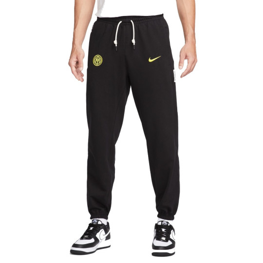 Nike Inter Milan Pantalon de Jogging 2023-2024 Noir Blanc Jaune