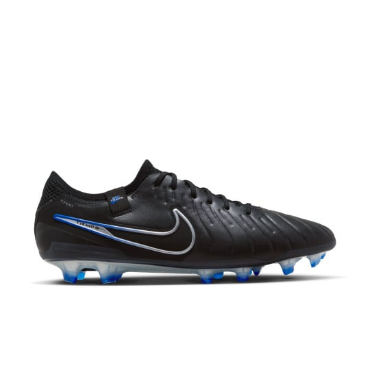 Nike Tiempo Legend 10 Elite Grass Football Shoes (FG) Black Blue