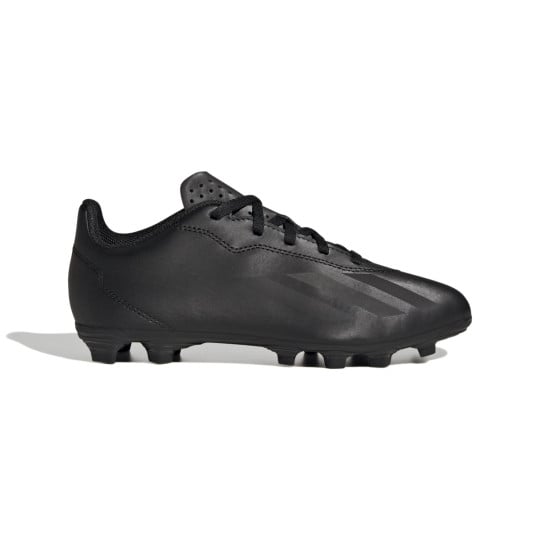 adidas X Crazyfast.4 Gazon Naturel Gazon Artificiel Chaussures de Foot (FxG) Enfants Noir Anthracite