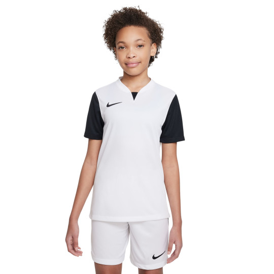 Nike Dri-Fit Trophy V Maillot d'Entraînement Enfants Blanc Noir