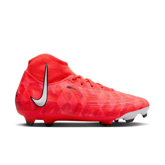 Nike Phantom Pro Luna Gras Football Shoes (FG) Bright Red White