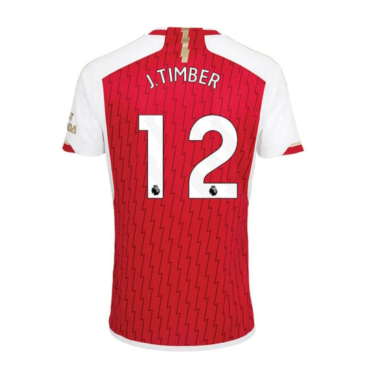 adidas Arsenal J. Timber 12 Thuisshirt 2023-2024 Kids