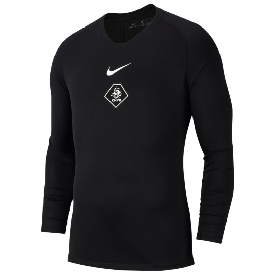 Nike KNVB Men's Base Layer Black White