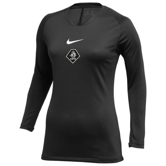 Nike KNVB Ondershirt Dames Zwart Wit