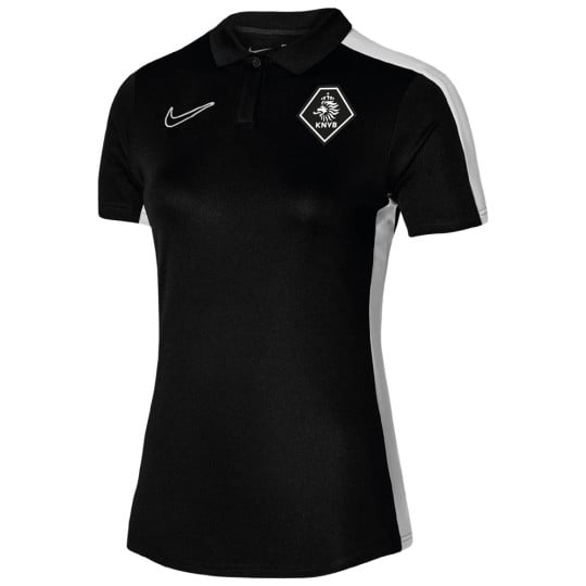Nike KNVB Staff Polo Dames Zwart Wit