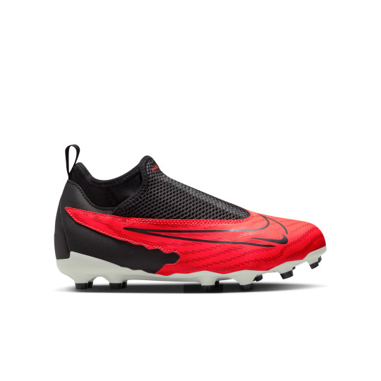 Nike Phantom GX DF Academy Grass/Artificial Grass Football Shoes (MG) Kids Bright Red Black White