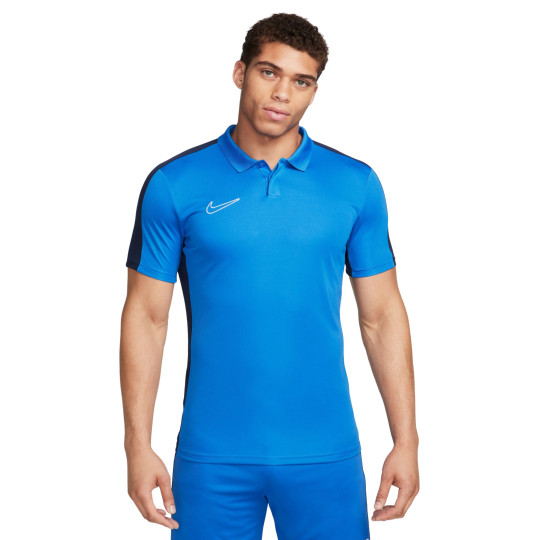 Nike Dri-Fit Academy 23 Polo Blauw Donkerblauw Wit