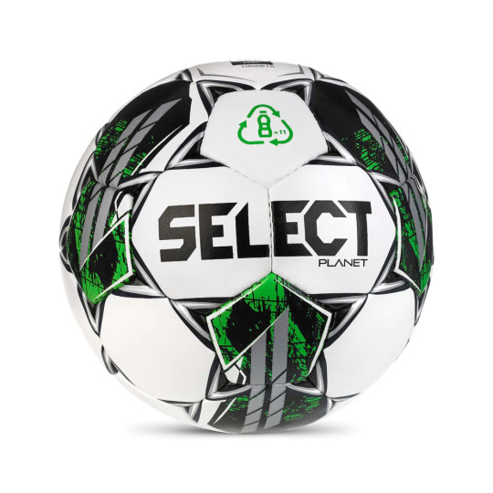 Select Planet V23 Voetbal Maat 5 Wit Zwart Groen