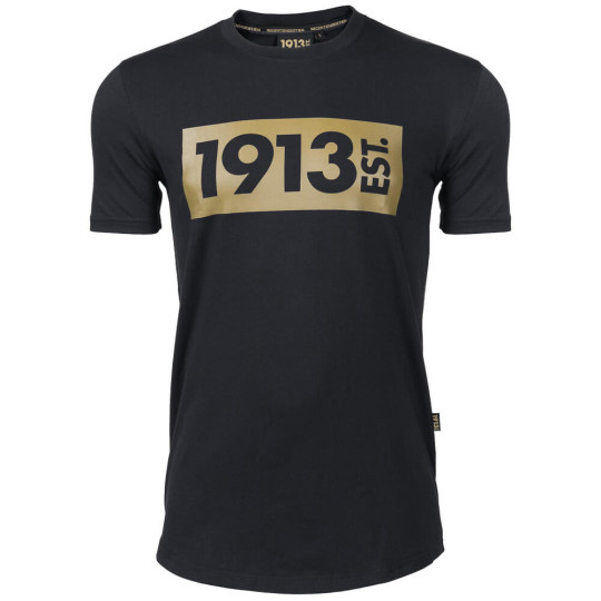 PSV 1913 T-shirt Zwart Block Goud