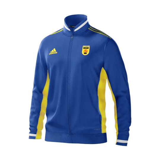 adidas SC Cambuur Anthem Trainingsjack 2023-2024 Blauw Geel