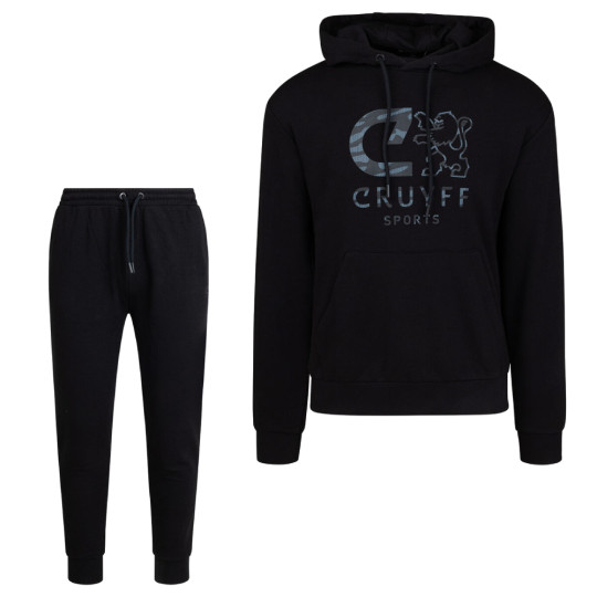 Cruyff Xinner Trainingspak Zwart Camo Blauw Grijs