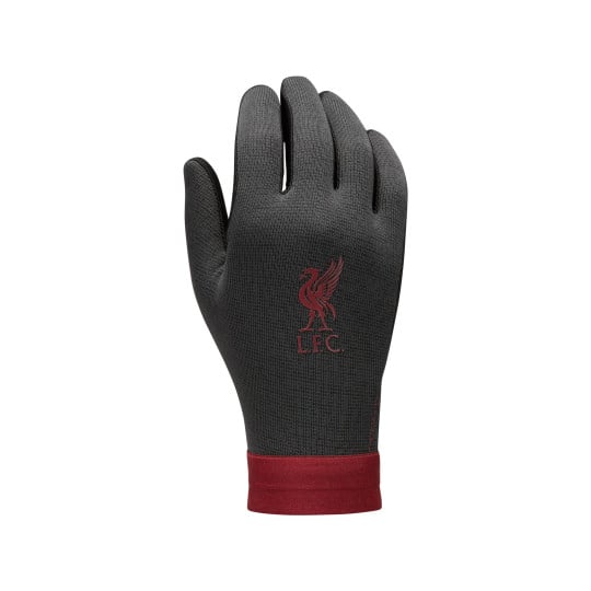 Nike Liverpool Academy Thermafit Handschoenen Donkergrijs Zwart Rood
