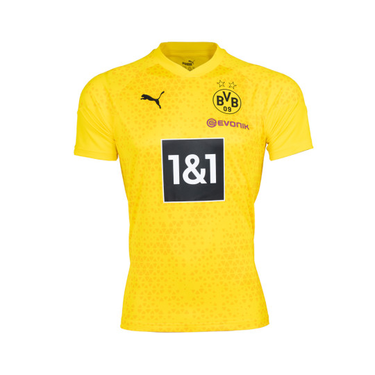 PUMA Borussia Dortmund Trainingsshirt 2023-2024 Kids Geel Zwart