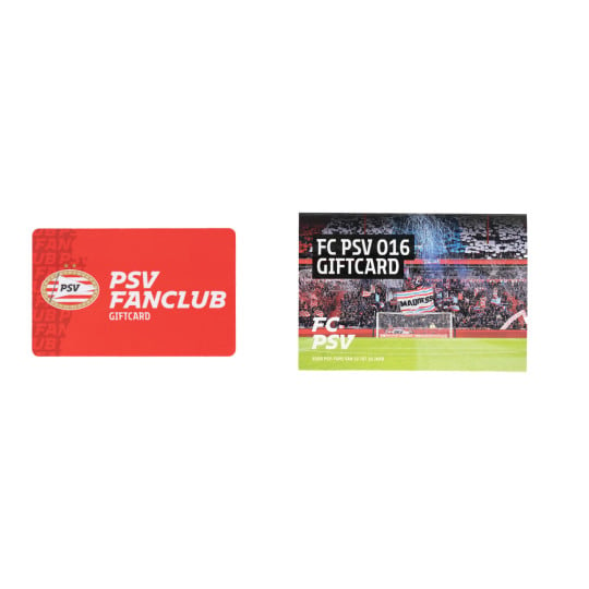 FC PSV O16 Giftcard Lidmaatschap 12-16 jaar