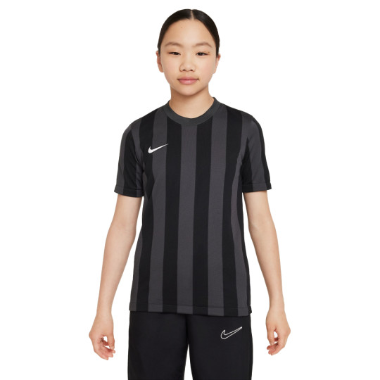 Nike Striped Division IV Maillot de Foot Enfants Noir Anthracite
