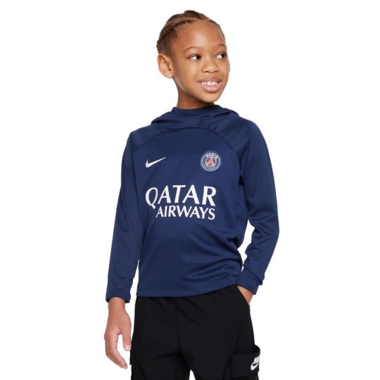Nike Paris Saint Germain Academy Pro Training Hoodie 2023-2024 Kids Donkerblauw Wit
