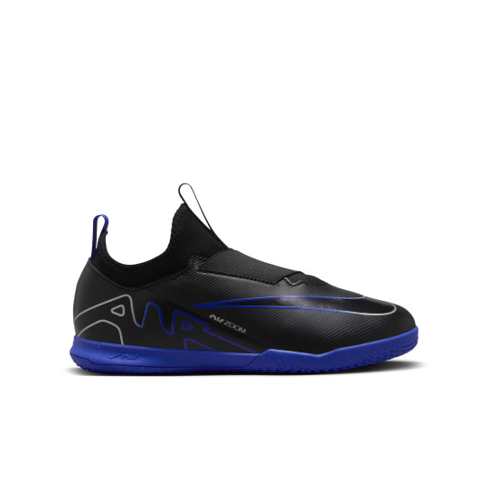 Nike Zoom Mercurial Vapor 15 Academy Chaussures de Foot en Salle (IN) Enfants Noir Bleu